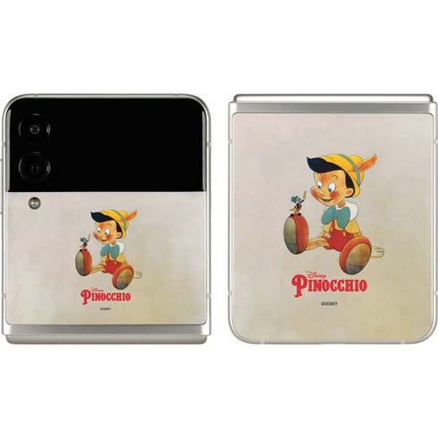 Disney Pinocchio Vintage Portrait Galaxy Z Flip3 5G Skin